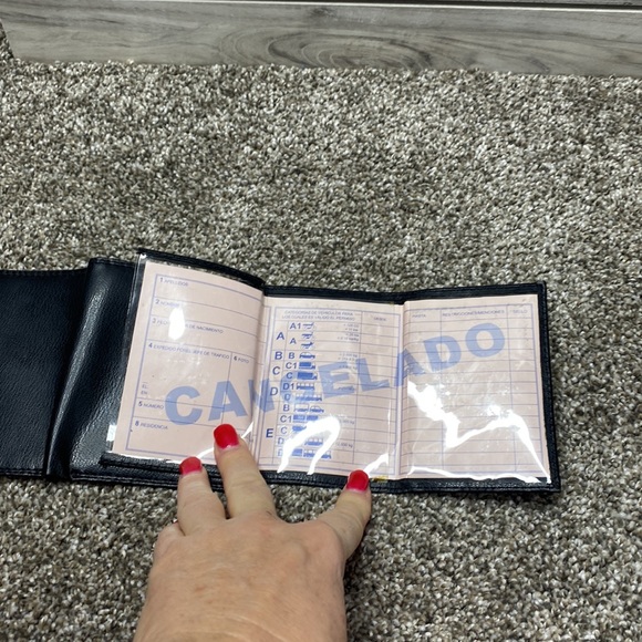 RIDALMODA Bifold BLACK Wallet with Flap - Picture 6 of 9